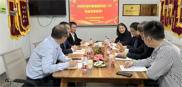 中集集團(tuán)領(lǐng)導(dǎo)蒞臨考察中金裝備，尋求未來深化合作